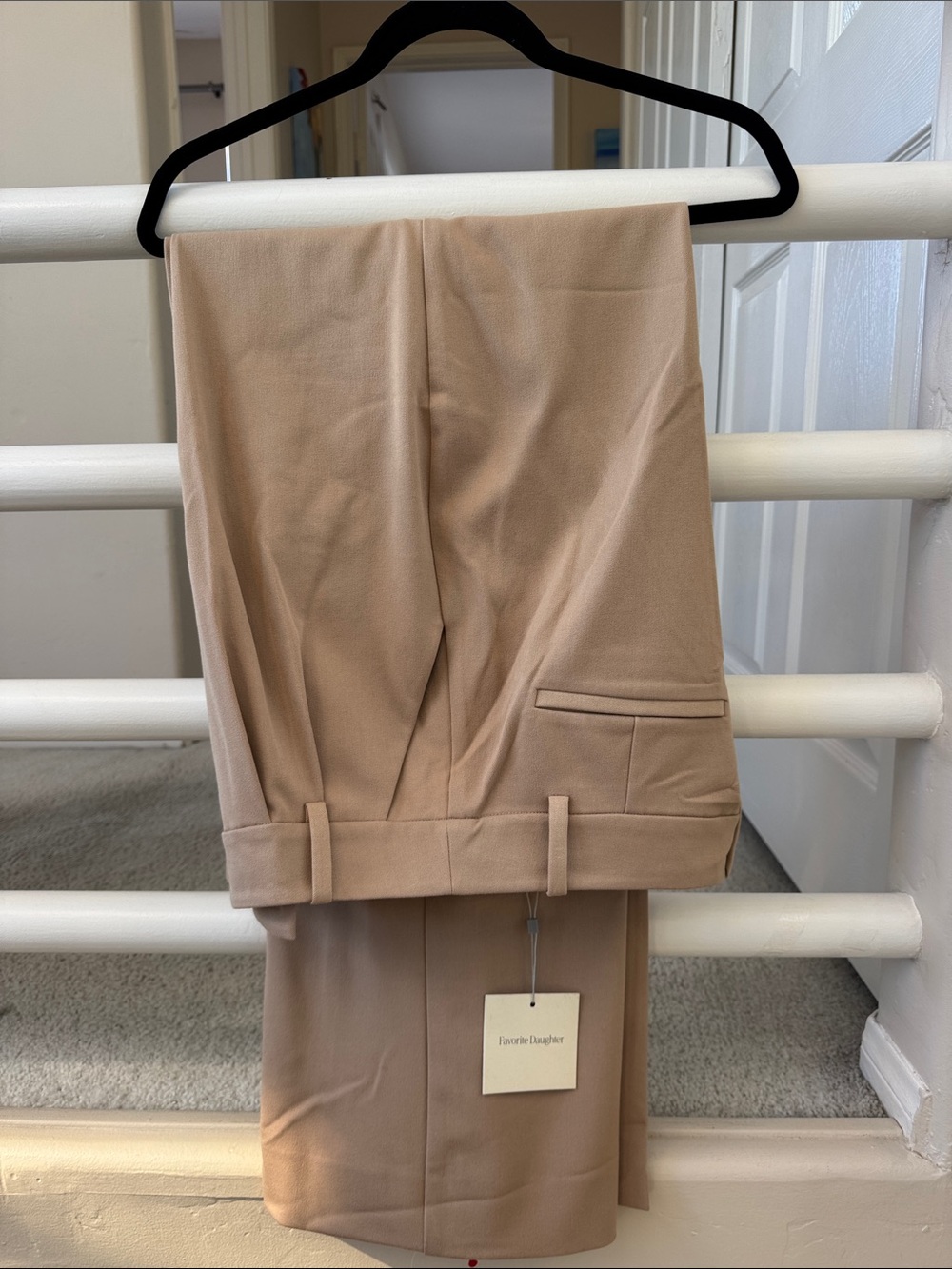 Favorite Daughter Women's Trousers in Light Taupe Camel